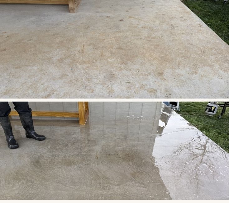 Post Construction Clean Up in Knoxville, TN Before and After 2
