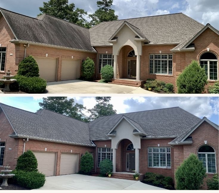 Pressure Washing Loudon TN Before and After 3